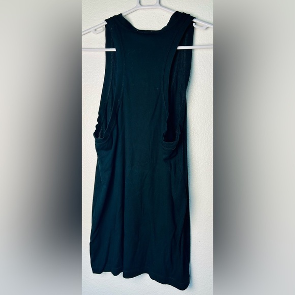 G. LABEL BY GOOP Anastasia black racerback tank size XL - Picture 3 of 5